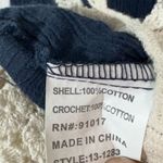 Solitaire Swim Navy Blue Boho Crochet Lace Dress | Cottagecore Festival Tunic L Photo 7