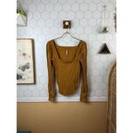 Free People  Could I Love You More Top in Golden Mustard - Size - Medium Photo 1