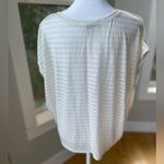 Forever 21  Loose Fit Oatmeal Heather Striped Tip Size Medium Photo 2