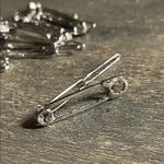 Silver Safety Pin Hair Barrette (8) Photo 1