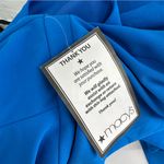 XScape Evening Blue Cold Shoulder Handkerchief Hem Scuba Crepe Gown size 4 NWT Photo 10