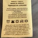 Nike  Pro Dri Fit Purple Elastic Logo Band Cross Strap Scoop Neck Tank Top Size M Photo 4