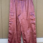 Victoria's Secret Victoria’s Secret Pink Satin Cargo Cropped Pants Size Small Y2K Vintage 2003 Photo 0