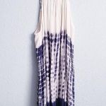 Seafolly  Blue and White Tie Dye Fringe Swim Coverup Photo 5