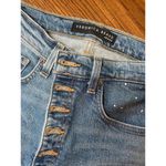 Veronica Beard Ines Paint Splatter 10.75" Cropped Girlfriend Jeans Size 26 Photo 5