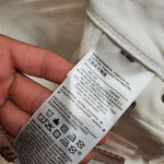 Levi's White Denim High Waisted Skirt Photo 3