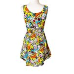 Modcloth  Folter snack attack pop art dress sz M Photo 7