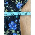 Pietro Brunelli Bella Maternity Dress Navy Floral Long Sleeve Midi Dress S Blue Photo 3