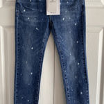 Free People X SR VS Sandrine Rose The Virgin Label Skinny Denim Jeans 26 Cig Blue Photo 0