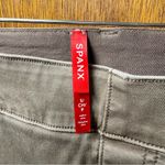 Spanx Stretch Twill Cropped Wide Leg Pull On Pants Tan Taupe Cedar Small Photo 7