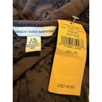 American Eagle  Tie Cardigan eyelet  Embroidered L XL boho fairy Y2K cottageCore Photo 4