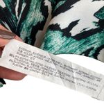 ZARA  Collection‎ Size S Cutout Halter Strappy Mini Dress Green Black Tropical Photo 6