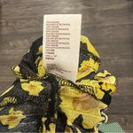 Free People  Not Your‎ Baby Floral Mini Dress XS Black Yellow Photo 6