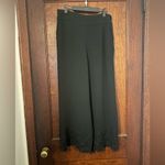 Club Monaco  Black Wide Leg Lace Trim Pants Size L Photo 1