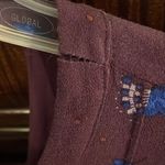 Free People  Purple Printed Tegan Choker Mini Dress, NWT Photo 9