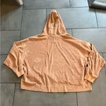 Aerie  Velour Cropped Hoodie Orange Photo 3