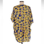 LuLaRoe Oversized Irma High Low Tunic Disney Beauty & The Beast Roses Size M Photo 1