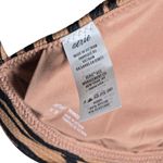 Aerie  Pique Animal Print Tie Longline Triangle Bikini Top‎ M NWT Photo 3