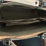 Firenze Croc Embossed Leather tote crossbody Tan Photo 5