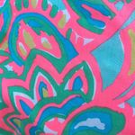 Lilly Pulitzer Lily Pulitzer Dress Neon Coral Green Blue Yellow Womens Small Paisley Photo 7