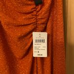 Hannah Glitter Knit Ruched Midi
Dress Orange Photo 5