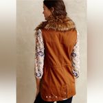 Anthropologie Hei Hei Faux Fur Shawl Vest Photo 3
