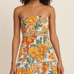 Joie  Strapless belted mini dress w/ tiered‎ skirt 14 - NWT Photo 0