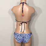 Nanette Lepore  blue and white bikini. NWT Photo 3