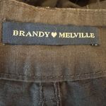 Brandy Melville Women’s Brown Cargo Pants Trousers with Adjustable Waist Photo 5