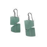 Sea Glass Earrings Green Photo 0