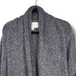 Brochu Walker  Sequin Embellished Charcoal Gray Cashmere Blend Cardigan Sweater M Photo 1