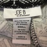 Joe Benbasset Joe B by Black White High Waist Abstract Pencil Mini Skirt Size S Photo 3