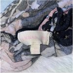 Urban Girl Black Crisis Cross Floral Top Size Medium Flowy Sleeveless cami Photo 6