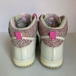 Nike Vintage Y2K Retro Dunk High Premium Pink Leopard Print Sneakers 8.5 Photo 4
