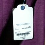 st. john's bay  Merlot Long Sleeve Henley Tee Photo 3