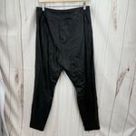 Boston Proper  Women’s Large Black Faux Leather Pull on Pants Photo 4