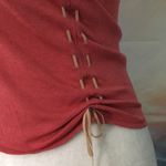 Buffalo David Bitton  Coral Tank Leather Lace Tie 8 Photo 2