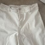 Mango  white jeans wide leg high waisted Photo 1