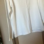 Classic Elements  White Ribbed Long Sleeve Top xl Photo 1