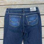 Dark Blue Y2K Luisa Cerano Jeans Straight Leg Mid Rise Dark Wash w Pocket Detail Size 8 Photo 5