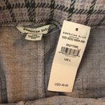 American Eagle Super Hi-Rise Stretch Skirt Mini Plaid Pull On Pockets Size L Photo 3