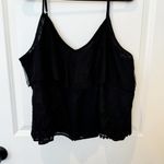 American Eagle  Tiered Cropped Lace Fairycore Tank Top Photo 1