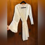 Oscar de la Renta pink label white lace robe size L Photo 3