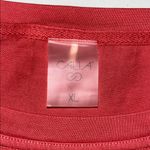 Calia Size XL Red Stonewash Chest Pocket Long Sleeve Boxy Knit Top Shirt Photo 3