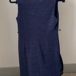 Tahari NWT  glitter navy sheath dress size 8 Photo 3