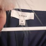 A loves A WILL NOT TAKE LESS NWT  Navy Blue Peplum Blouse Photo 1