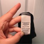 Free People  Black Asymmetrical Cut Out Tank Top women’s XS beaded‎ mesh party Photo 5