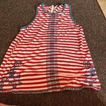 THML  red and white medium tank top Photo 1