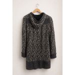Rebecca Taylor  Hooded Knit Cardigan Coat | Wool Blend | Size M Photo 1