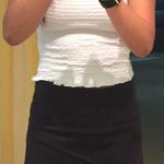 Entourage Black Envelope Suede Skort Photo 1